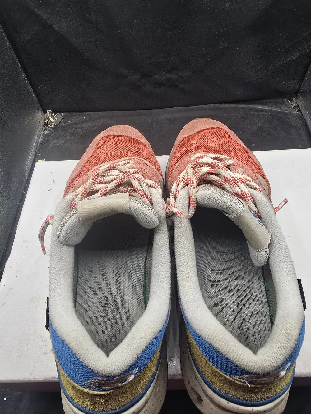 New Balance Men’s Red‎ Suede & Mesh Sneakers